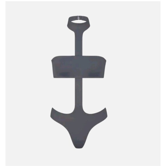 NWT Skims Cut Out Halter Monokini Swimsuit small - Picture 1 of 3